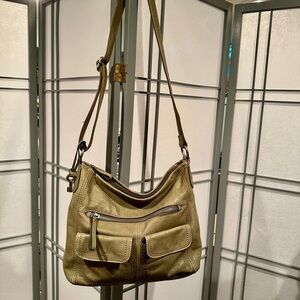 Fossil Brand Stylish Olive Green Shoulder Bag